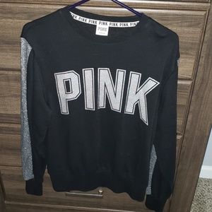Black Sparkly Crew neck Sweater